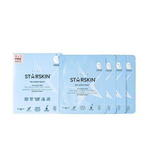 STARSKIN Red Carpet Ready Bio-Cellulose Face Mask – 4 Pack